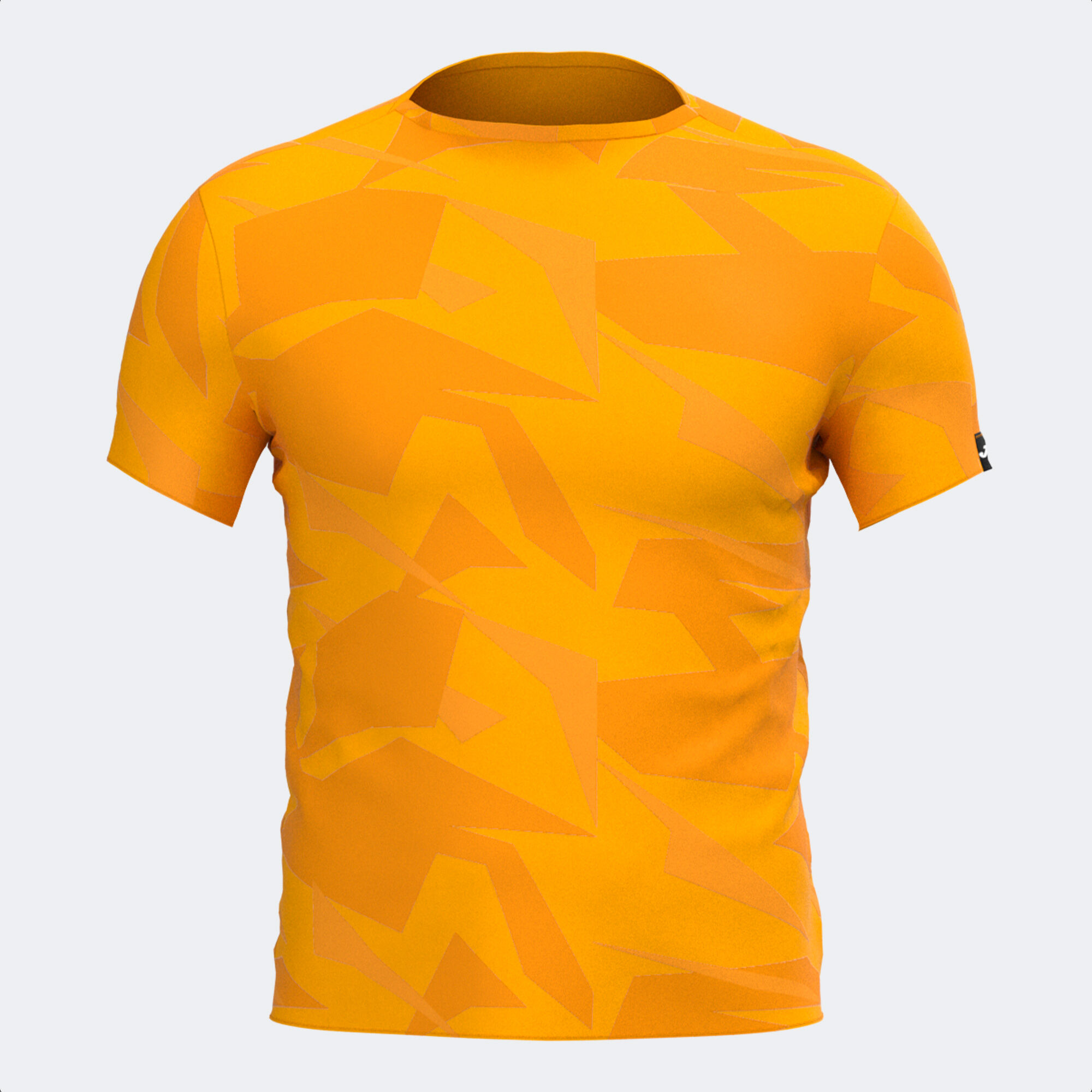T-shirt manga curta homem Explorer laranja