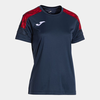 Camiseta manga corta mujer Championship VIII dark navy rojo