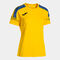 Shirt short sleeve woman Championship VIII yellow royal blue