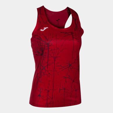 Tank top woman Elite IX red