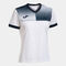 Maglia a manica corta donna Eco Supernova bianco blu navy