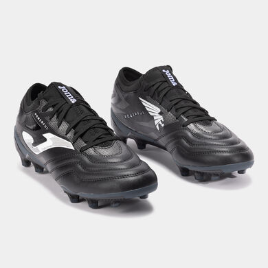 Botas f&uacute;tbol Powerful 25 terreno firme FG negro