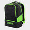Mochila Estadio III preto verde fluorescente