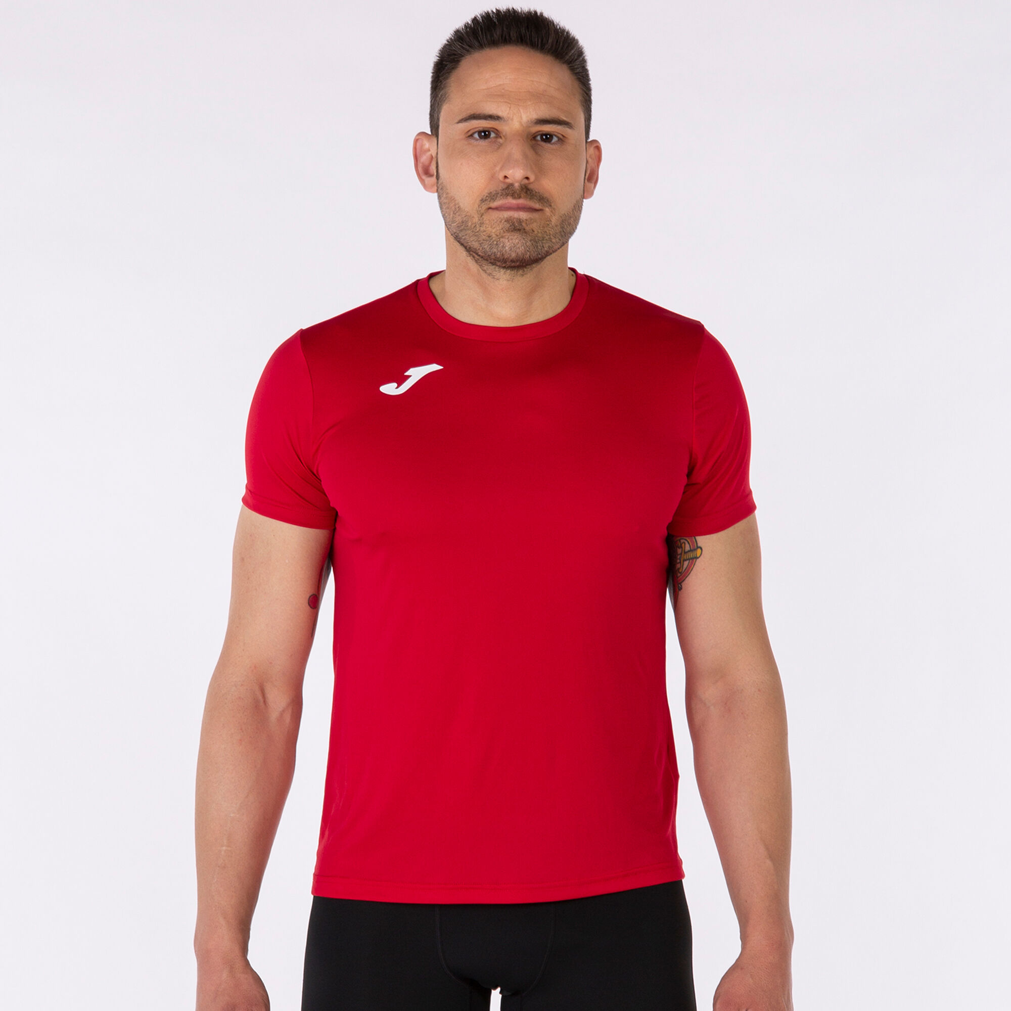 Koszulka z krótkim rękawem mężczyźni Record II czerwony