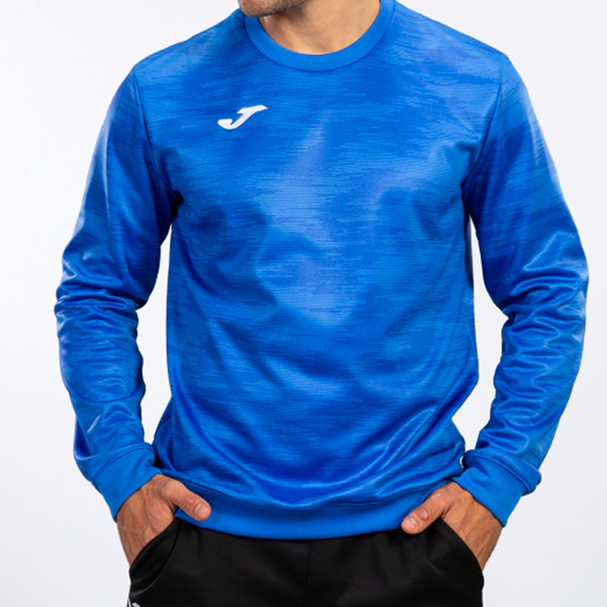Sweatshirt mann Grafity königsblau