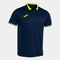 Polo m/c uomo Championship VI blu navy giallo