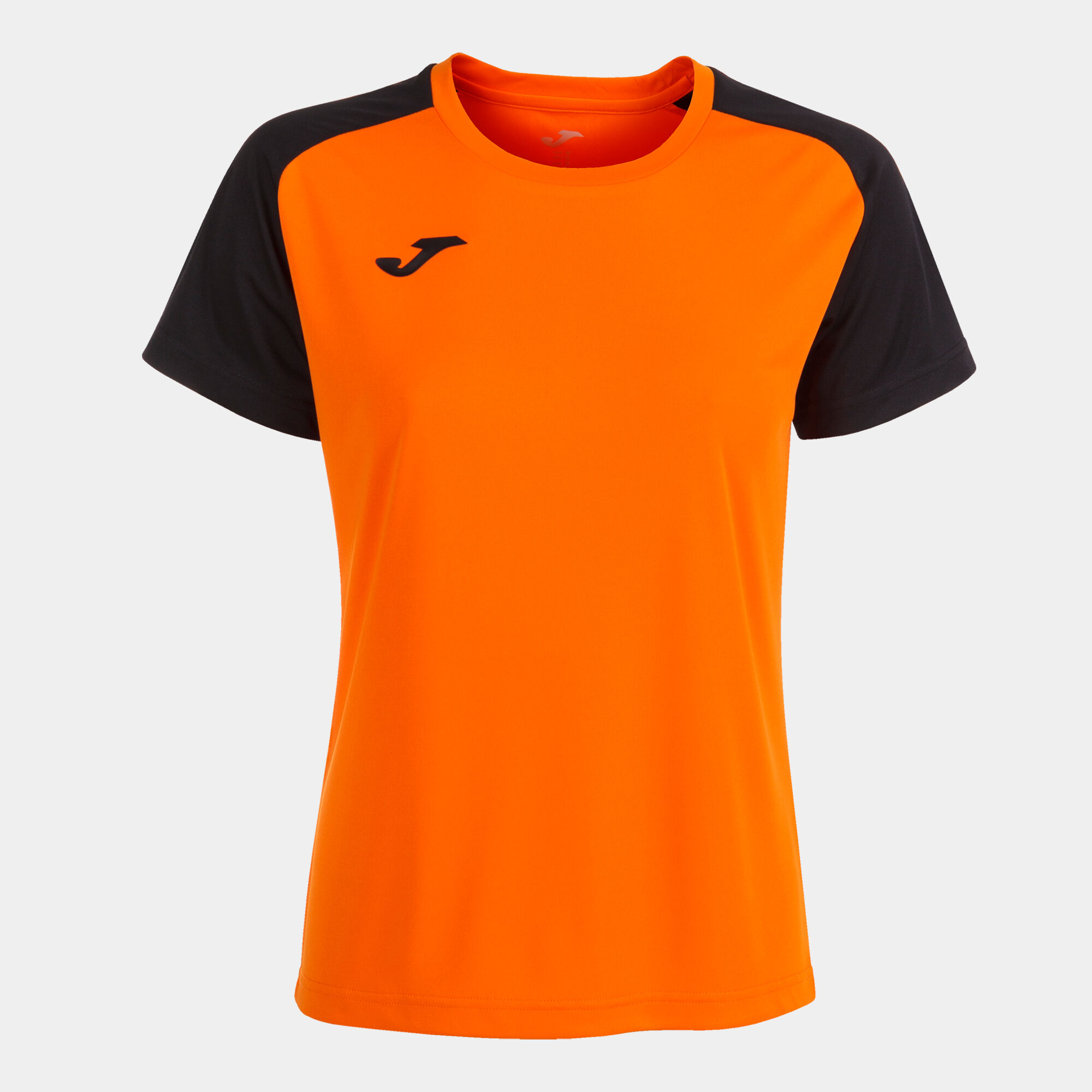 T-shirt manga curta mulher Academy IV laranja preto
