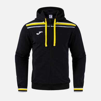 Giacca con cappuccio uomo Toledo II nero giallo