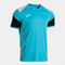 Maillot manches courtes homme Danubio turquoise noir
