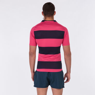 Shirt short sleeve man Prorugby II purple pink