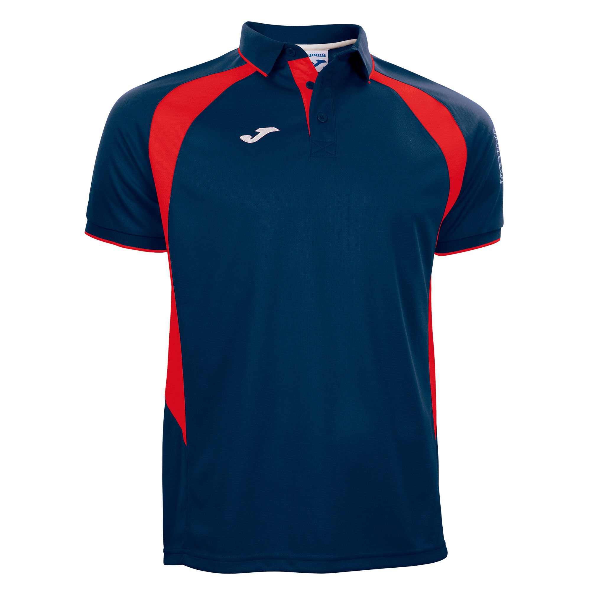 POLO MANCHES COURTES HOMME CHAMPIONSHIP III BLEU MARINE ROUGE