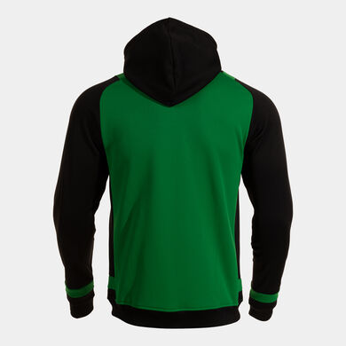 Chaqueta con capucha hombre Lider verde negro