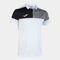 Polo manga corta hombre Crew V blanco gris negro