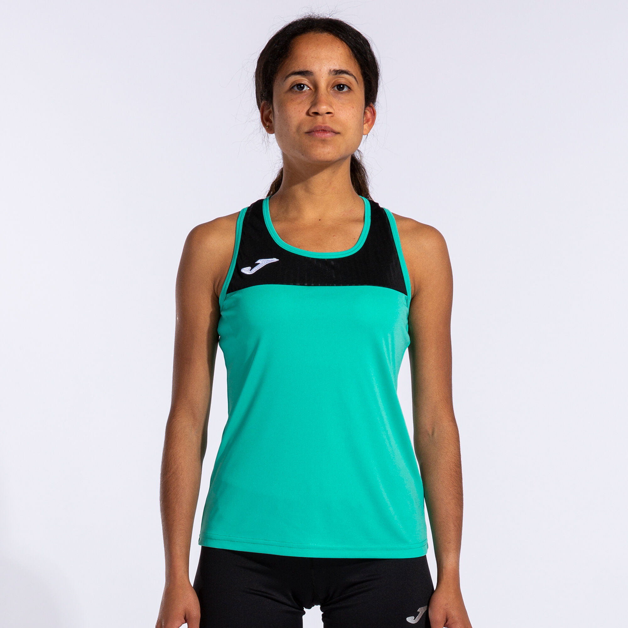 Tank top woman Montreal green black | JOMA®
