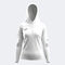 Casaco com capuz mulher R-Trail Nature branco