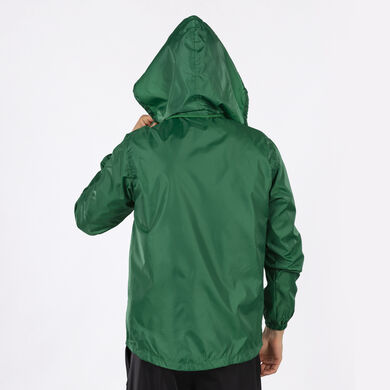 Rainjacket man Iris green