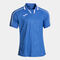 T-shirt manga curta homem azul royal branco
