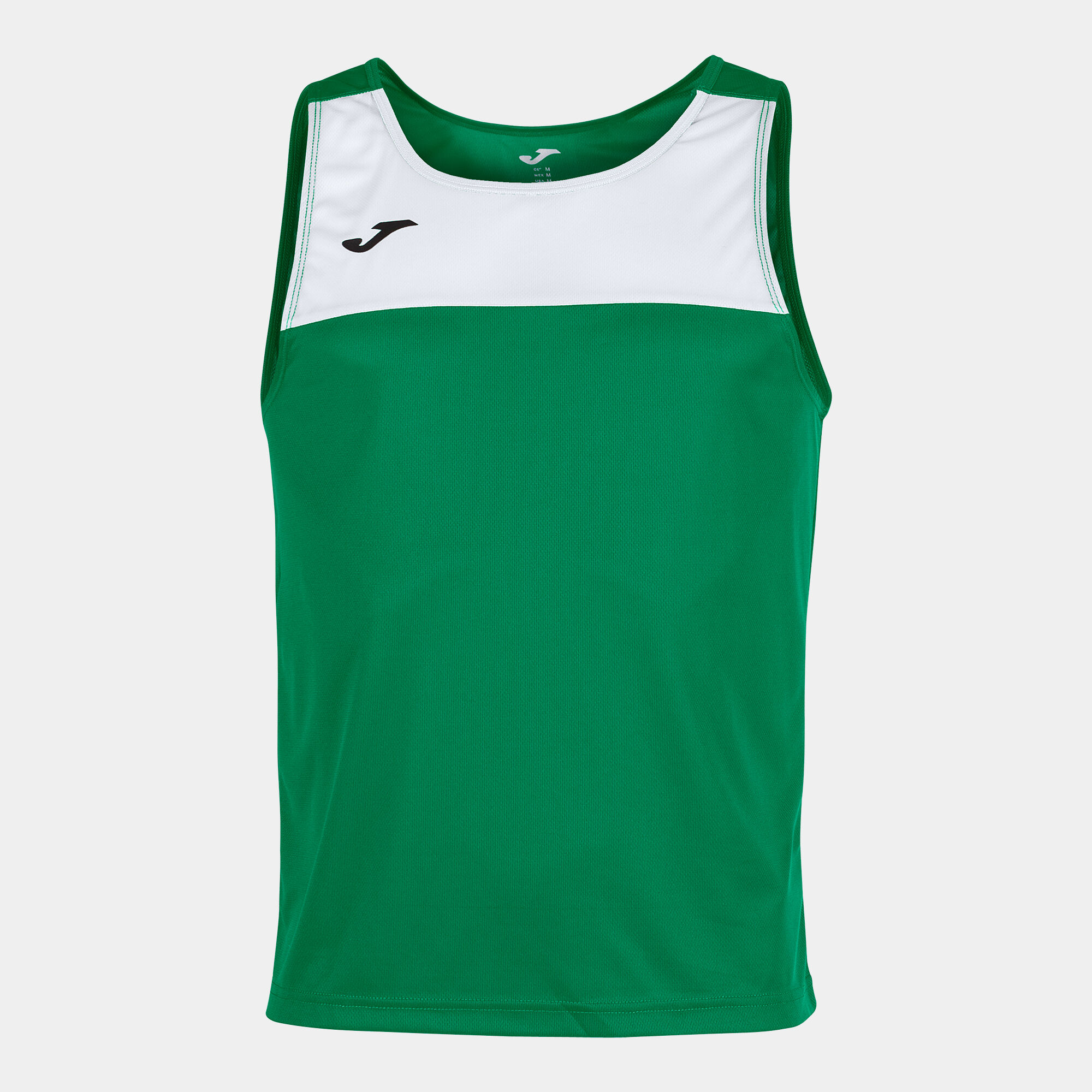 Koszulka bez rękawów mężczyźni Race zielony bialy