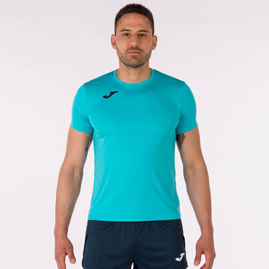 Maillot manches courtes homme Record II turquoise fluo