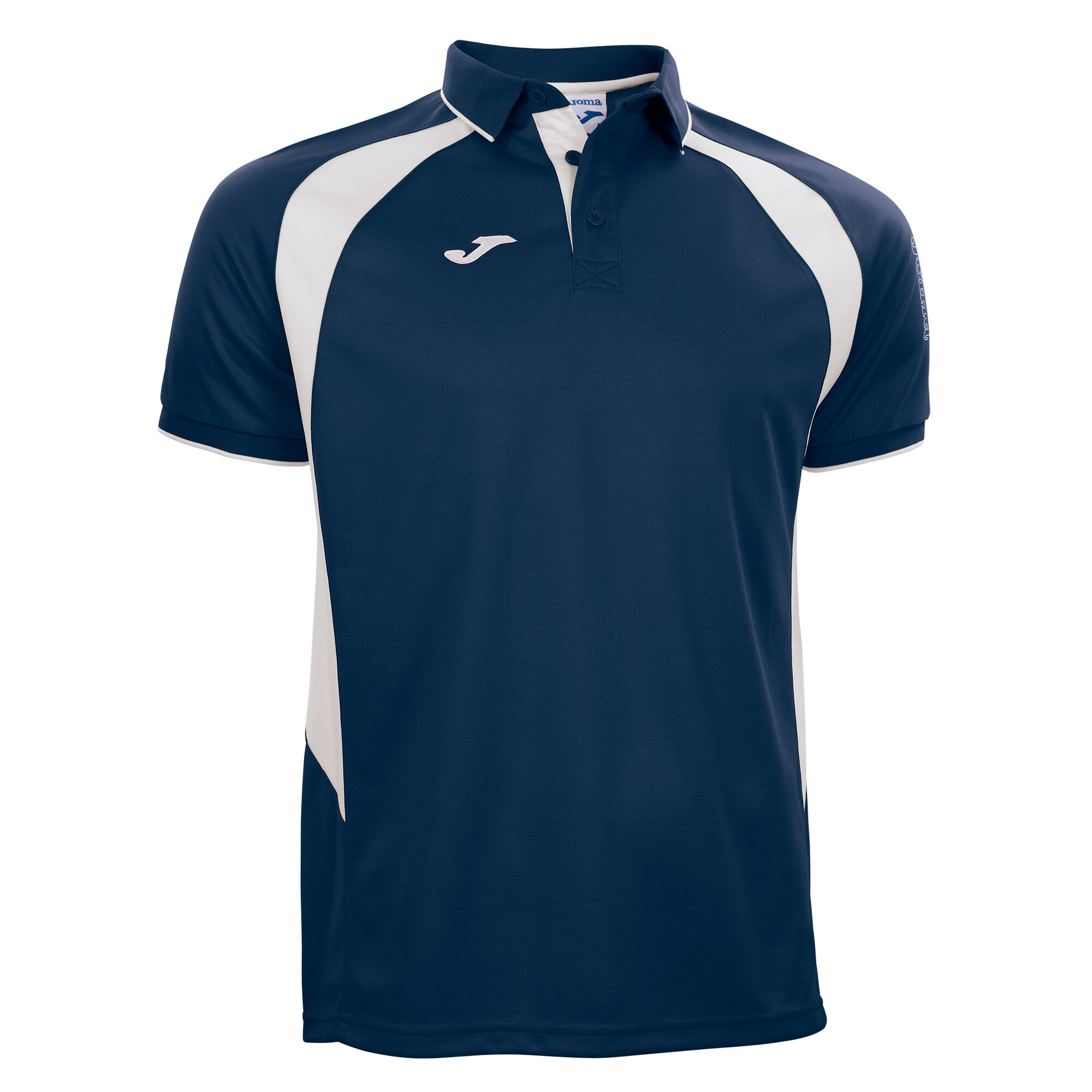 Polo m c uomo Championship III blu navy bianco
