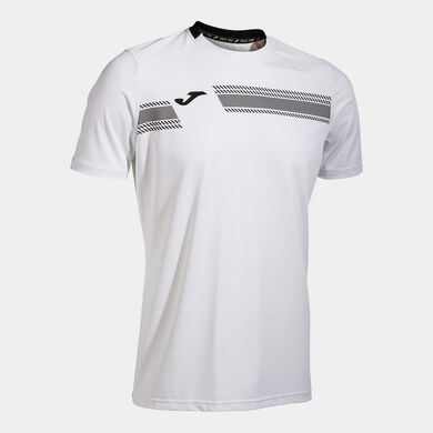 Shirt short sleeve man Smash white black