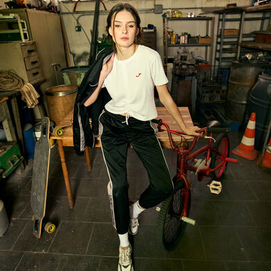 Camiseta manga corta mujer U-Tribe blanco