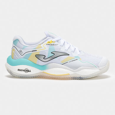 Sapatilhas Smash Lady 25 argila mulher branco azul