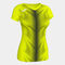 Camiseta manga corta mujer Olimpia amarillo flúor negro