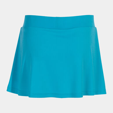 Skirt woman Montreal fluorescent turquoise navy blue