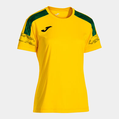Camiseta manga corta mujer Championship VIII amarillo verde