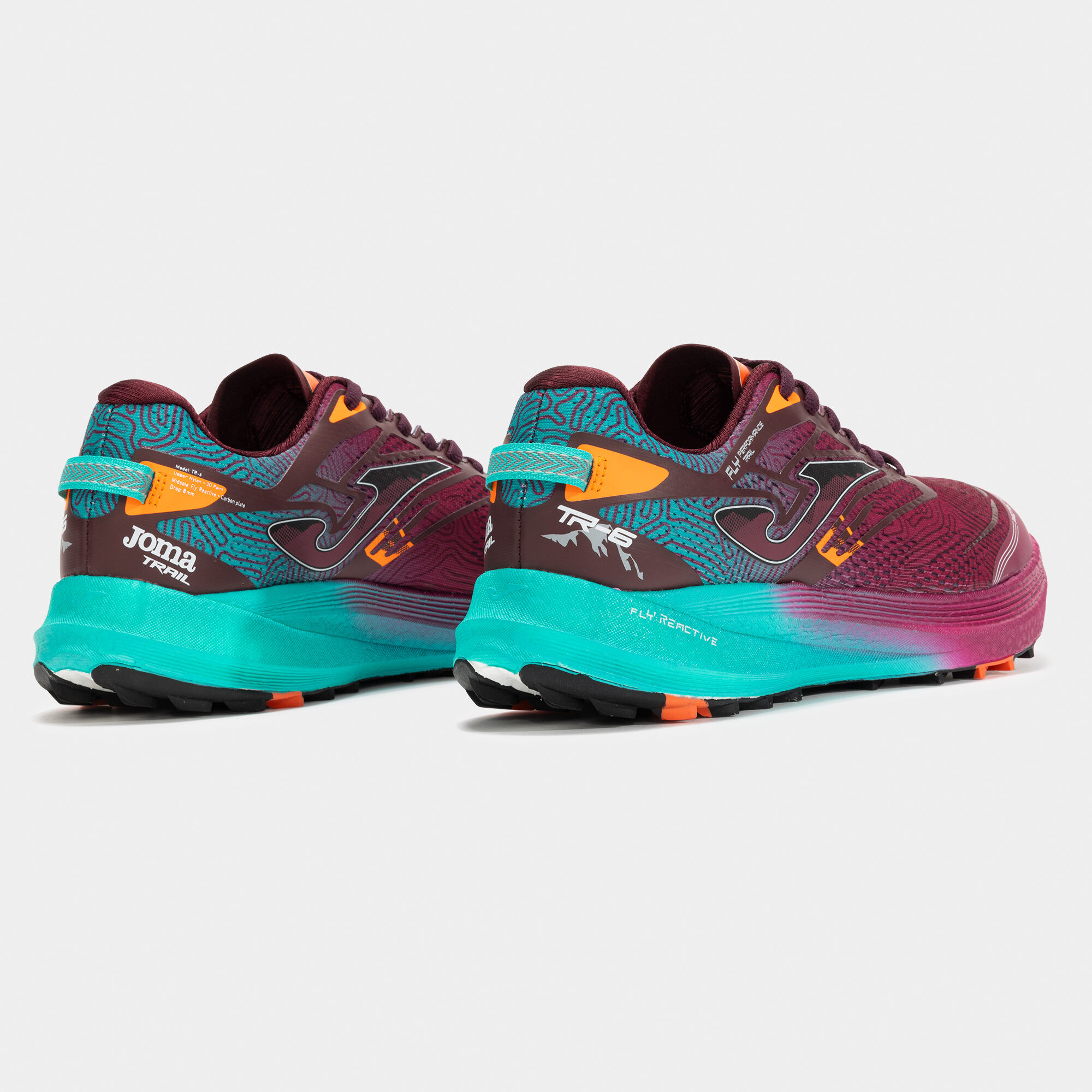 Trail-running shoes Tr-6 25 unisex maroon | JOMA®