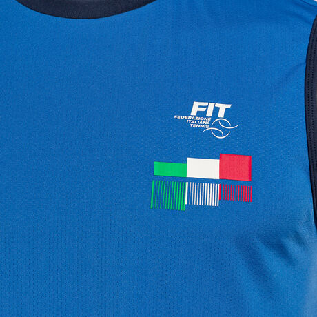 CAMISETA SIN MANGAS FED. ITALIA TENIS