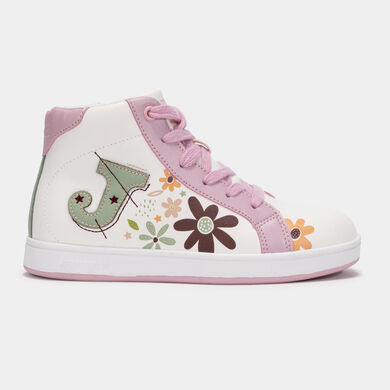 Casual shoes Flower Jr 25 junior white pink