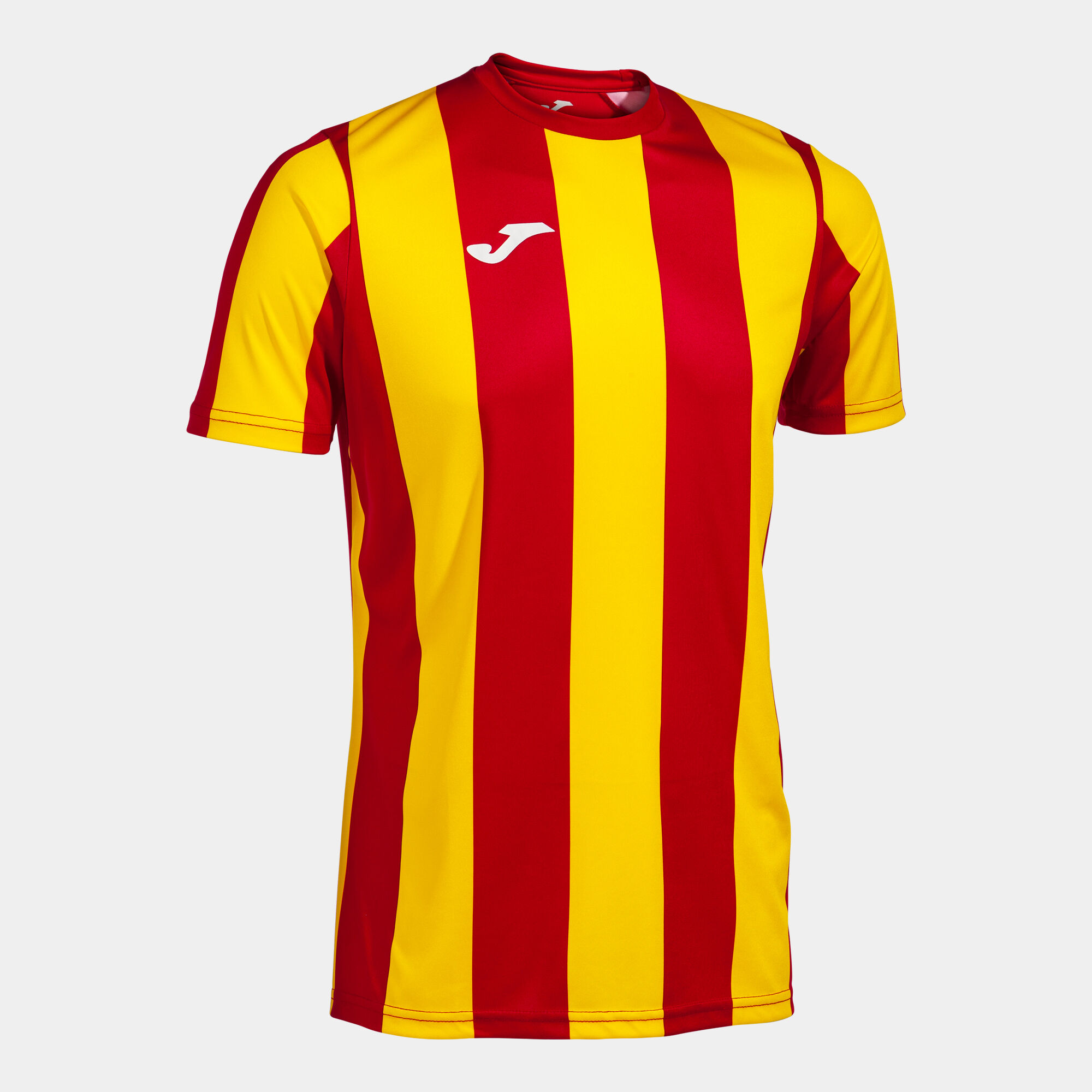 T-shirt manga curta homem Inter Classic vermelho amarelo
