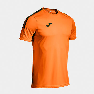 Shirt short sleeve man Olimpiada orange black