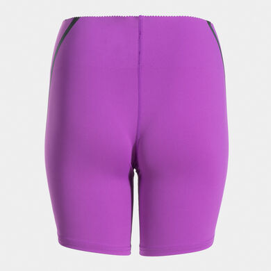 Leggins corti donna R-City Power viola