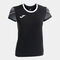 Camiseta manga corta mujer Elite XI negro antracita