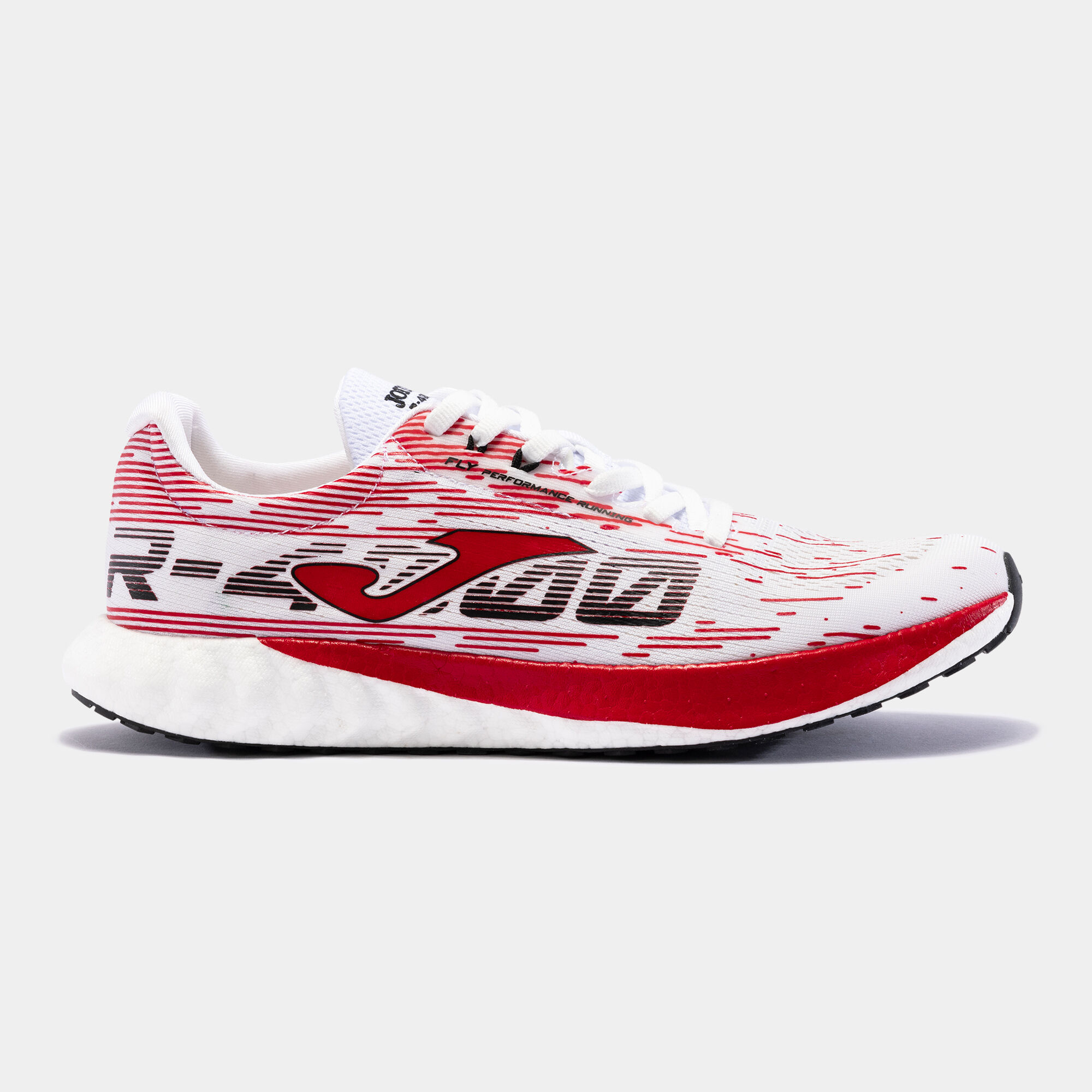 Pantofi sport alergare R.4000 24 unisex alb roșu