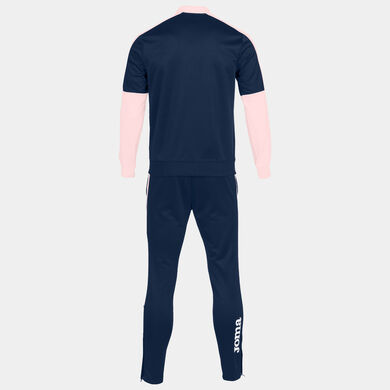Tracksuit man Eco Championship navy blue pink