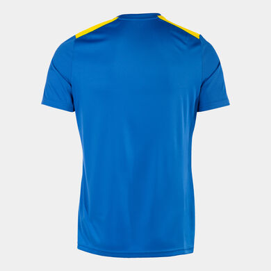 Maillot manches courtes homme Championship VII bleu roi jaune