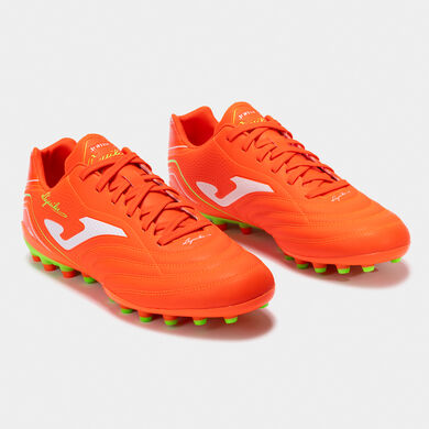 Scarpe calcio Aguila 25 erba artificiale AG arancione fluorescente