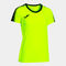 Camiseta manga corta mujer Elite XI amarillo fl&uacute;or negro