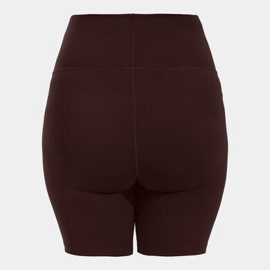 Mallas cortas mujer Indoor marr&oacute;n