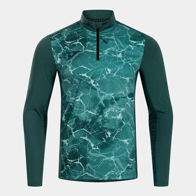 Sweatshirt man R-NATURE  turquoise