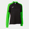 Felpe donna Eco Championship nero verde fluorescente