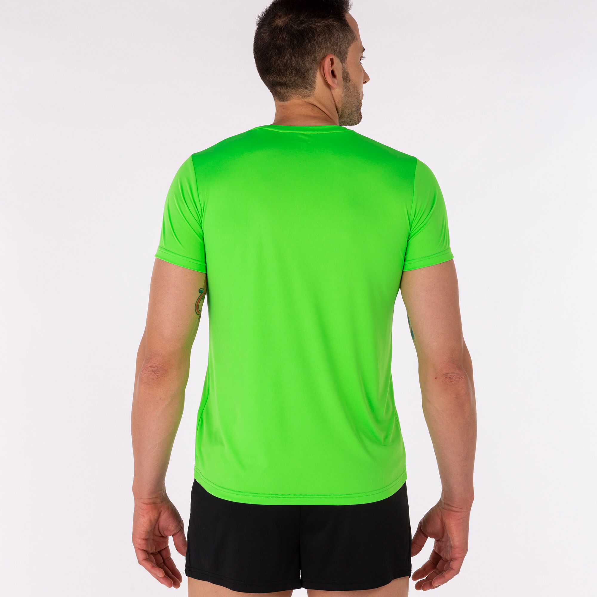 Shirt short sleeve man Record II fluorescent green
