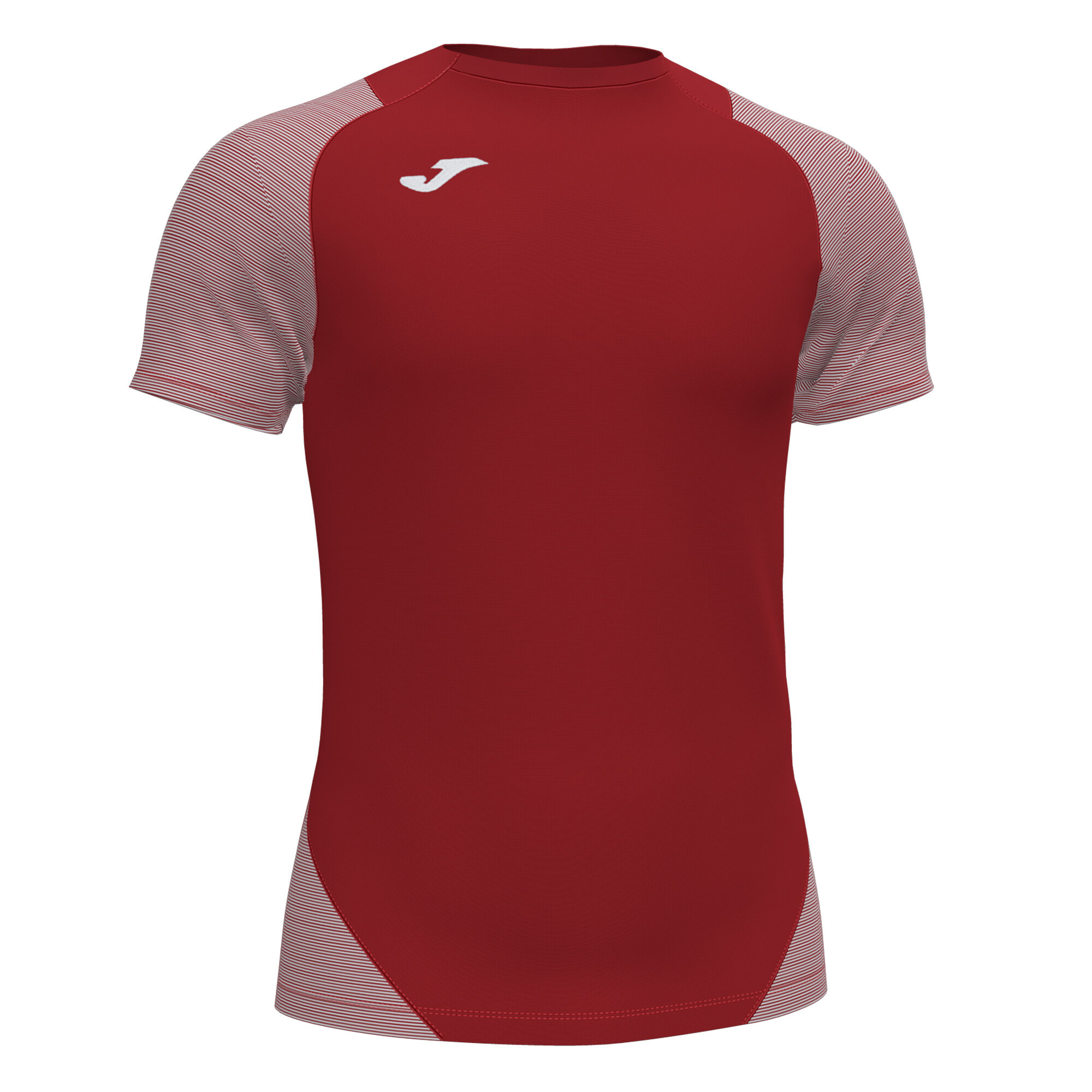 MAILLOT MANCHES COURTES HOMME ESSENTIAL II ROUGE BLANC