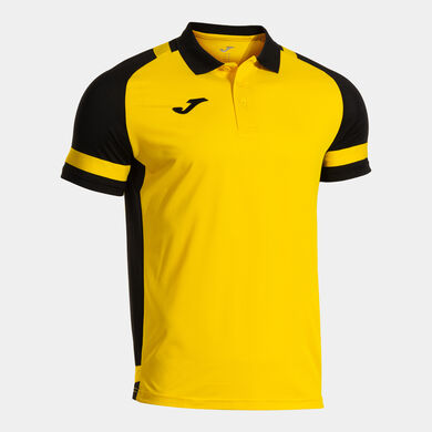 Polo manga corta hombre Lider amarillo negro