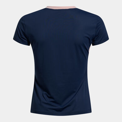 Maillot manches courtes femme Smash bleu marine