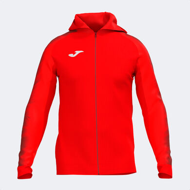 Chaqueta con capucha mujer Elite XI rojo